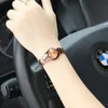 Bilek saatleri izlemek Kadınlar Tungsten ince gül altın bayanlar bilezik bekçi wristwristwatches bilek saat