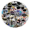 50PCS Skateboard Stickers Graduates Graffiti For Car Baby Scrapbooking Pencil Case Diary Phone Laptop Planner Decoration Book Album Kids Toys DIY Decals