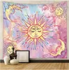 Mandala Tapestry White Black Sun and Moon Wall Hanging Tarot Hippie Wall Tapestrys Home Dorm Pack Inventory Whole3274731