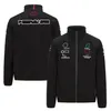 F1 Formel 1 Sweatshirts Herren Fahreroberteile Team Sweatshirts Lässige Rennanzüge mit Reißverschluss