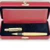 Yamalang Classic A Metal Barrel Roller Ball Ploint Pen مع C -Crinting Smooth Luxury Stationery1309141