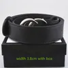 genuine leather Designer belt Men Women Fashion Belt Womens Leather Belts Gold Silver and Black Buckle and box 985211