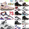 2022 Women Mens Jumpman 7 Citrus 7s Sapphire Scarpe da pallacanestro con calzini GREATER CHINA Oregon French Blue Black Patent Tinker Scarpe da ginnastica alternative Sneakers