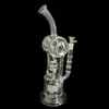 Dab rig narguilés bongs prix de gros Chine conduites d'eau en verre faites à la main