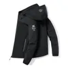 Giacca bomber da uomo primavera autunno giacca casual con cappuccio cappotti uomo streetwear moda uomo giacca cargo giacca a vento stampata 220801