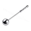 Nxy Anal Toys Sex Shop New Straight Stainless Steel Plug Butt Plug Ball Metal Hook Dilator Adult Games Anus for Men Women 220506