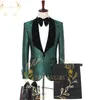 2022 Luxus Mode Plaid Bräutigam Smoking Double Breasted Herren Anzüge Für Hochzeit Male Party Kleid Kostüm Homme (Jacke + Hose)