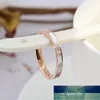 Japans en Koreaans keramische ring vrouwelijke speciale interesse ontwerp mode persoonlijkheid eenvoudige armband titanium staal rose gouden wijsvinger ring eenvoudige koude stijl