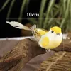 Dekoratif Nesneler Figürinler 6 x Yapay Kuşlar Sahte Köpük Hayvan Simülasyon Tüy Modelleri DIY Düğün Ev Bahçe Süsleme Dekorasyonu 230802