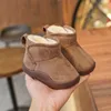 Plush Baby Toddler Soft Soled Anti Slip Infant Large Cotton Shoes Winter Snow Boots 1-2-3 Years Old