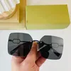 Selling Metal thin temples Sunglasses UV400 Protection Rimless Gold Male and Female Gradient light color Sun Glasses Shield Retro Design eyeglasses frames 4331