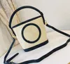 Summer Beach Straw Bags Casual Rattan Petit Badła Kobiety torebki wiklinowe tkane żeńskie kamizelki lady wiadra