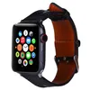 für schwarze Apple Watch-Armbänder der Serien 8, 7, 6, 5, 3, 2, 41 mm, 45 mm, 38 mm, 40 mm, 42 mm, Herren-Lederarmband, Wowen iWatch-Armband, modisches Armband mit Drachen-Designermuster, Kanada, USA