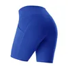 Pantalones cortos deportivos para mujer Ciclismo Correr Fitness Cintura alta Push Up Hip Side Pocket Tight Gym Leggings de secado rápido 220629