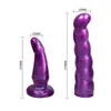 Vibratormassager Sexleksak Double Penis Dildo slutade Strapon Ultra Elastic Harness Belt -rem på vuxna leksaker för kvinnliga par Product4725688