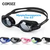 Coposz de gafas de natación miopía 0 1 5 a 5 apoyo anti antidiebres oculares uv n diopter hombres adultos mujeres zwembil 220628