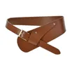 2022 Cintura da donna più venduta Cintura classica di lusso con decorazione in vita, cintura alla moda, cintura ampia inclinata in pelle