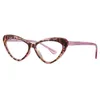 レディース光学ガラスグリーン透明眼鏡眼鏡女性ヴィンテージキャットアイ眼鏡220321