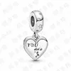 Nuovo s925 perline sciolte in argento sterling originale bracciale Pandora charms collana collezione grigia amore orso artiglio fascino gioielli in rilievo fai da te ciondolo regalo donna