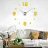 Настенные часы мода 3d 2022 Продажа часов Reloj de Pared Watch Diy Акриловые зеркальные наклейки Quartz Современные дома