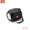 TG196 Taşınabilir Bluetooth Hoparlör Kablosuz Hoparlörler Bas Sütun Su Geçirmez Açık Hoparlör USB Subwoofer Stereo Hoparlör