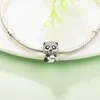 2022 lente zilveren kralen sprankelende schattige panda charme fit pandora charms armbanden diy jewlery maken losse kralen sieraden armband groothandel 790771c01