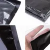 Sacs d'emballage d'aliments à vide transparent noir