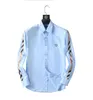 Erkek Gömlek Üst Küçük At Kaliteli Bbrry Nakış Bluz Uzun Kollu Katı Renk Slim Fit Rahat Iş Giyim Uzun Kollu Gömlek Boyutu Çoklu Renk M-3XL # 19