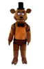 factory sale Five Nights at Freddy's FNAF Freddy Fazbear Mascot Costume Christmas Carnival Birthday Party Outdoor Outfit