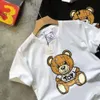 Sunmmer Womens Mens Designers T Shirts Tshirts Fashion Letter Teddy Bear Printing Short Sleeve Lady Tees S Casual Clothes Tops T-shirts Clothing A9ts