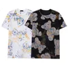 Новая женская модная футболка Double G Tees Felame Дизайнерские топы Одежда с принтом медведя Уличная одежда унисекс Хлопковые футболки большого размера # 021