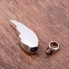 Angel Wing Ash Pendant Cremation Jewelry Stainless Steel Keepsake Urn Necklace Y220523