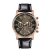 Elite Mens Quartz Watches Business Dress Wristwatch Men Luxury Breathable Leather Sports Watch Men Gifts