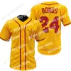 James Barry Bonds Jersey Vintage Gris Pinstripe 24 25 Local Visitante Amarillo Retro Negro Crema ASU Botón blanco Persona Parche Jersey Tamaño S-3XL