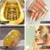 Feestartikelen Imitatie Gouden Sliver Koperfolie Papier Pailletten Glitters Craft Blad Flake Bladen Bulk Shiny Confetti Gilding DIY Nail Art Chef-kok Art Cake Decor