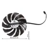 Fans Coolings 4Pin Graphics Card Cooling Fan PLD09210S12HH GTX1060/1080/1070 GPU Cooler Replacement för Gigabyte GTX1080 Minifans