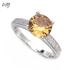 Rings Cluster CSJ Design Zultanite Ring Sterling sterling خلق اللون السلطاني تغيير المجوهرات الراقية حفل زفاف حفل زفاف