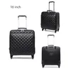 Koffers rollende bagageset met handtas spinner draagtocht fashion mannen vrouwen trolley koffer 16/20/24 inchsuitcases