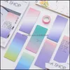 ANMÄRKNINGAR Notepads Office School levererar företag Industrial Kawaii Stationery Sticky Cute Papeleria Memo Pad For Decoration to Do List Mater