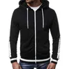 Plus Größe M-3XL Herren Hoodies Casual Solide Langarm Hoodie Sweatshirts Männer Herbst Winter Neue Zipper Mit Kapuze Strickjacke Sweatshirt L220704