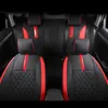 Fundas de asiento de coche especiales para Honda Civic 20 21 22 cojín de asiento de cuero impermeable diseño interno de coche de lujo negro azul