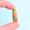 5pcs Dollouse Miniature Resin Mini Coffee Bottle Bottles Finque Play Kitchen Food for Blyth Barbies 16 Doll Miniature Toys 220725