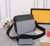 Men genuine leather TRIO 2022 Messenger Bags luxury designer cross body Satchels 3 in 1 fashion handbag mini package backpack