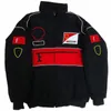 2022 Winter New F1 Team Cotton Jacket Stuct Logo Full Temproidery