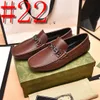 Diseñador de zapatos de cuero para hombres de lujo de lujo italiano medio arrastre zapatos para hombres mocasines hechos a mano Leatheates zapatillas para hombres mocasines talla 37-46