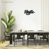 Hustle - Belle décoration d'intérieur décorative Accent Metal Art Wall Sign