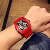 Relojes Reloj de pulsera Diseñador de lujo para hombre Mecánica Reloj Richa Milles Reloj de pulsera Movimiento mecánico automático completo de fibra de carbono para hombres Ca