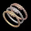 diamond designer bracelet for women love bangle jewelry high quality electroplated copper like luxurious fashion womens silve5051095