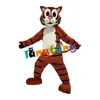 Mascot boneca traje m1121 tigre feita mão adulta mão fazer desempenho para feriado