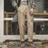 Maden Elastic Vintage Pantsメンズジャンプスーツ貨物ワークパンツカジュアルオーバーオールSATEEN CLASSICの驚きズボン底220330